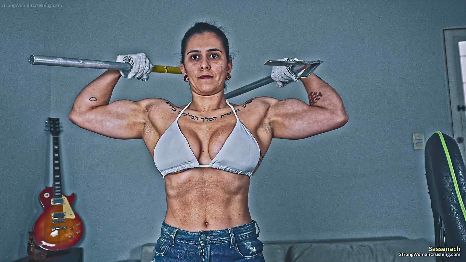 Sassenach breaks a metal broom