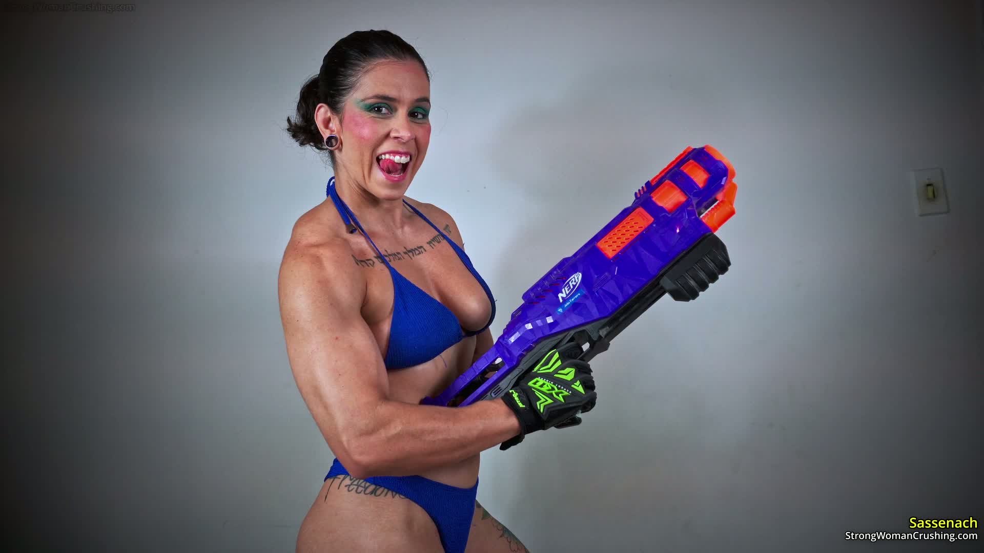 Sassenach Breaks a Hard Nerf Gun